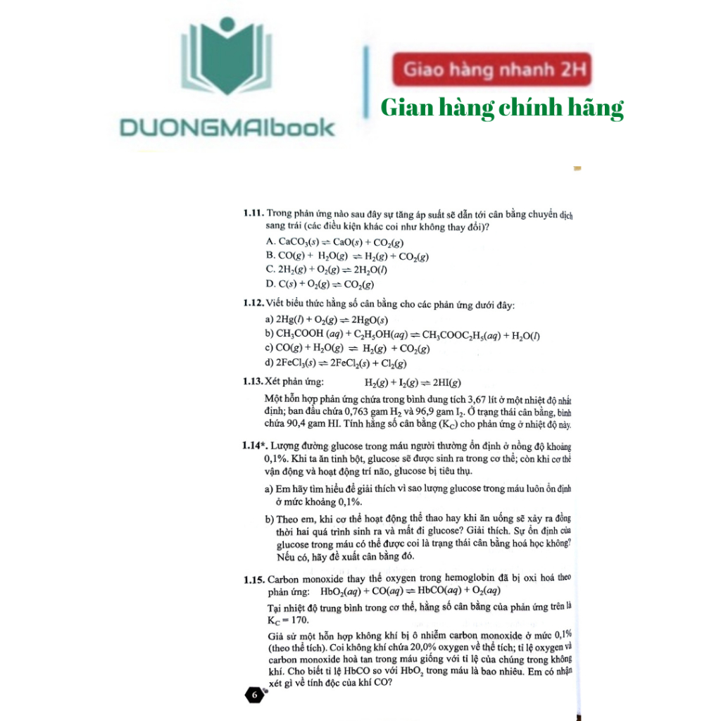 Sách - Bài tập Hóa học 11 Cánh Diều