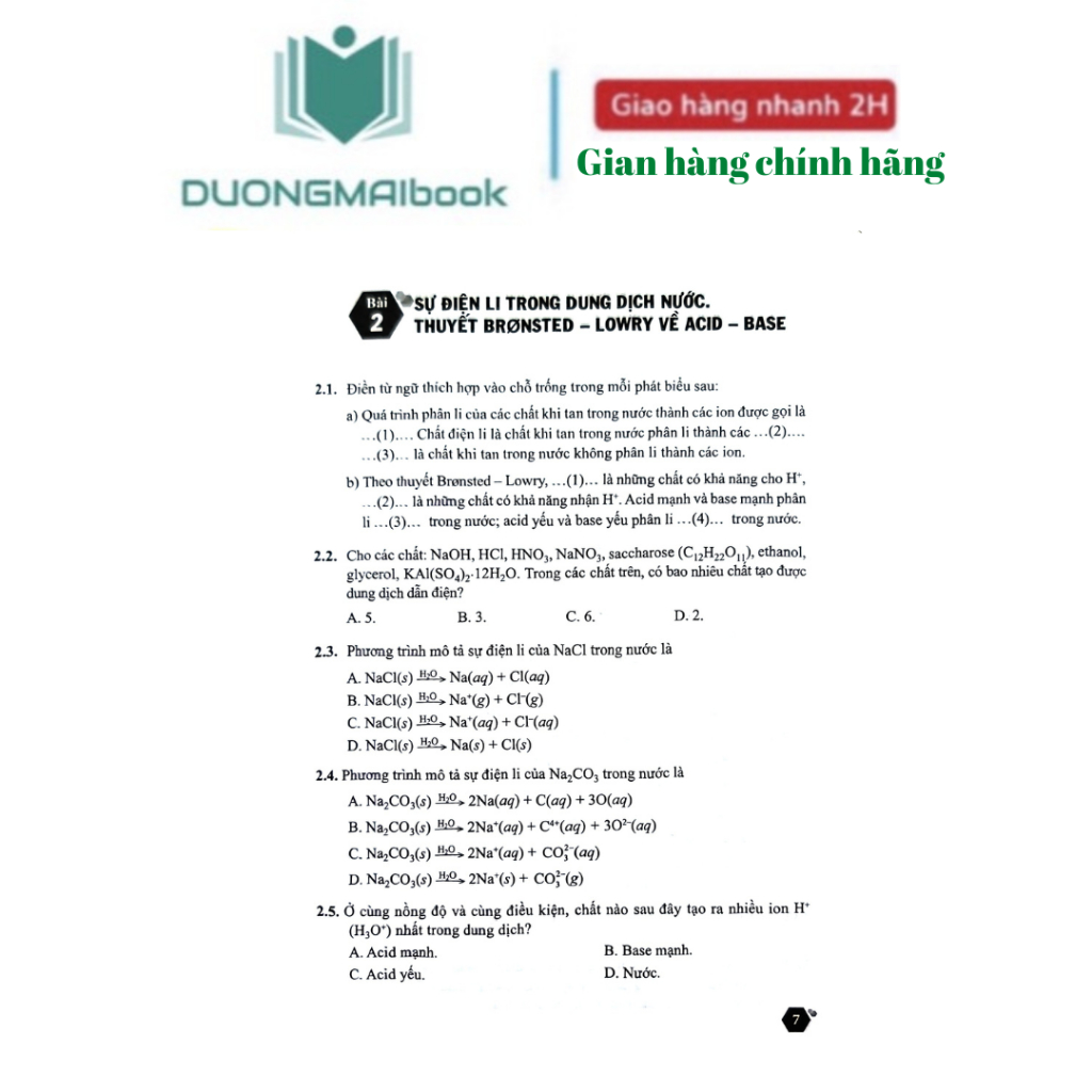 Sách - Bài tập Hóa học 11 Cánh Diều