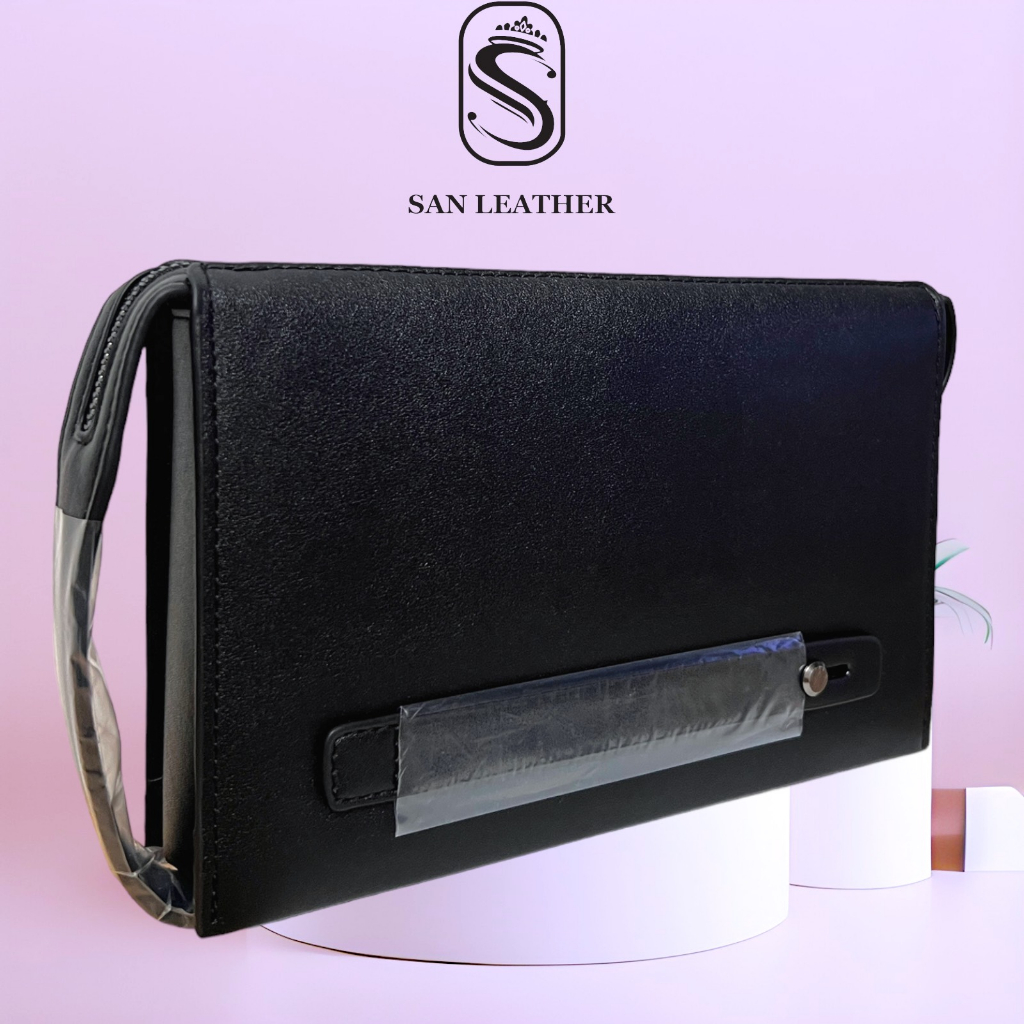 Ví Cầm Tay Da San Leather S542