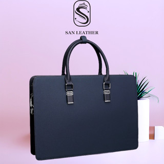 Cặp da thật san leather 1103 túi xách công sở da thật