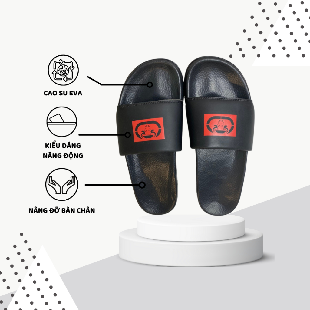 Dép Quai Ngang Waffalo Eva Slipper Cho Nam Nữ Chất Liệu Eva Cao Cấp Siêu Nhẹ Chống Trơn Trượt