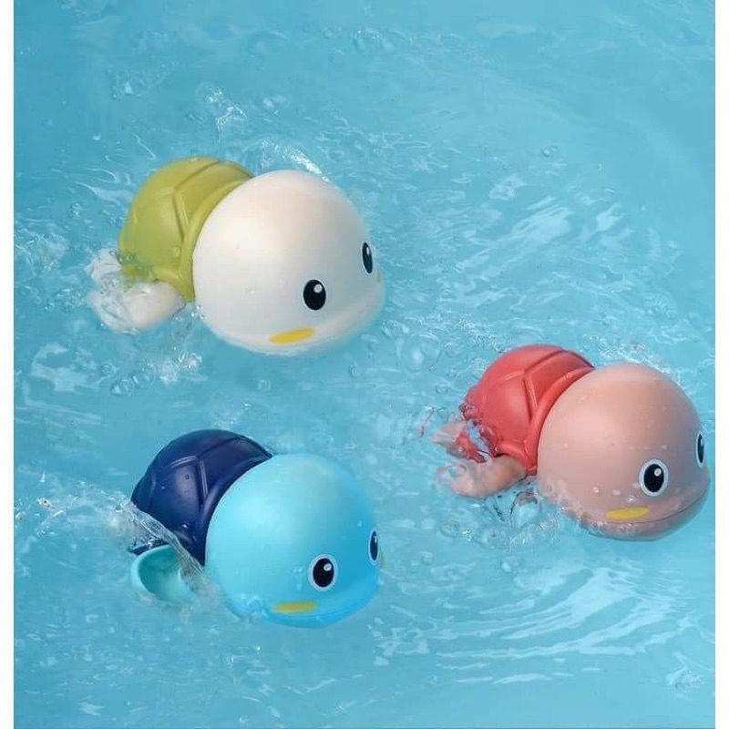 Rùa bơi vặn cót,đồ chơi dưới nước thả bồn tắm cho bé