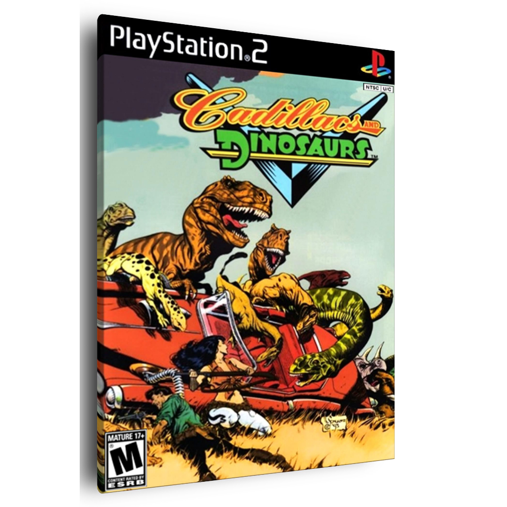 Đĩa game PS2, Game  Cadillacs and Dinosaurs