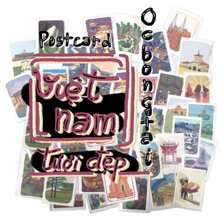 Postcard Việt Nam Tươi Đẹp [40 mẫu] by ocbongtai.artist