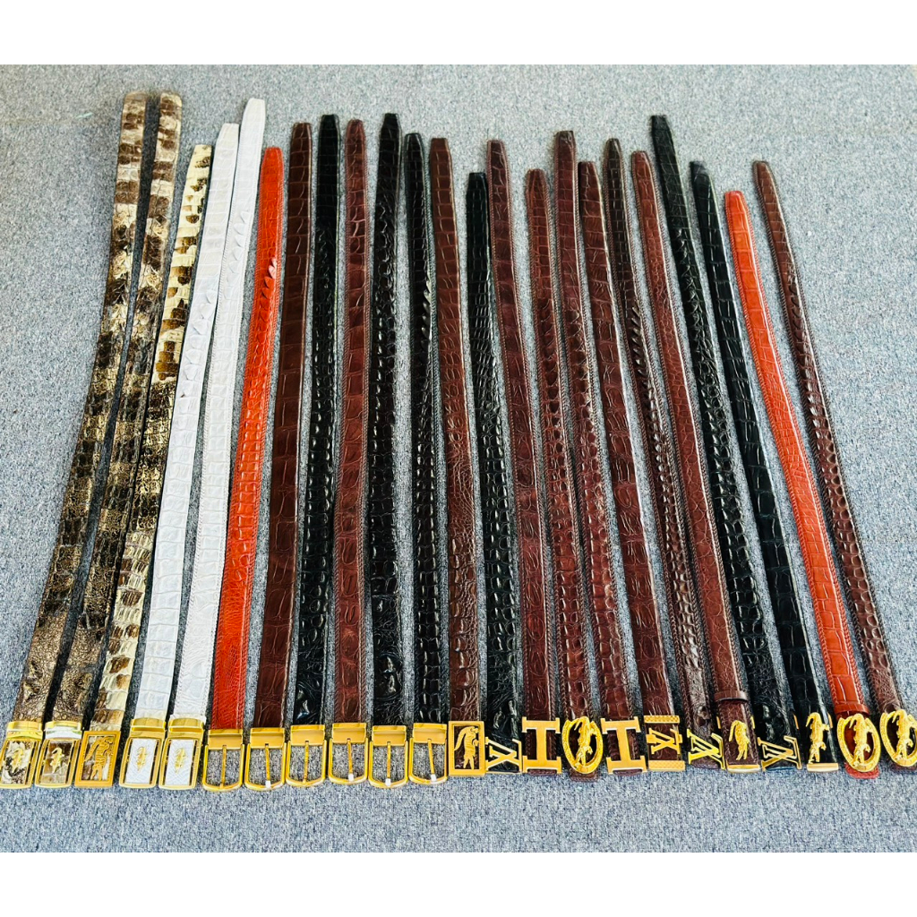 Thắt lưng nam  da cá sấu thật cao cấp. BH 99 năm