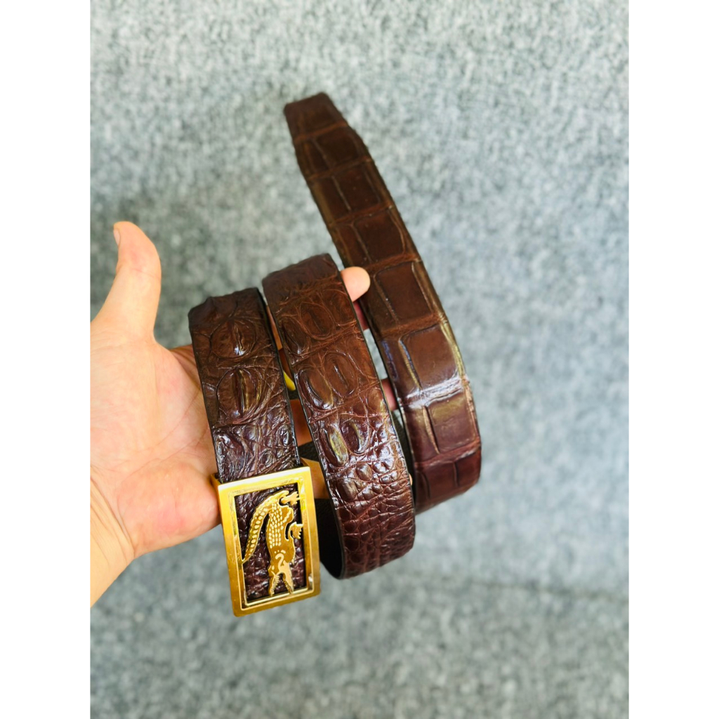 Thắt lưng nam  da cá sấu thật cao cấp. BH 99 năm