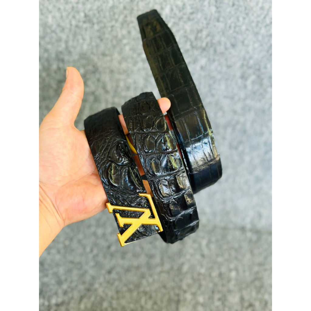 Thắt lưng nam  da cá sấu thật cao cấp. BH 99 năm