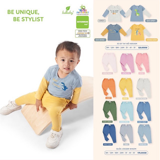  Quần dài JOGGER nỉ da cá bé trai/ gái Lullaby (12m-5y)- NH521