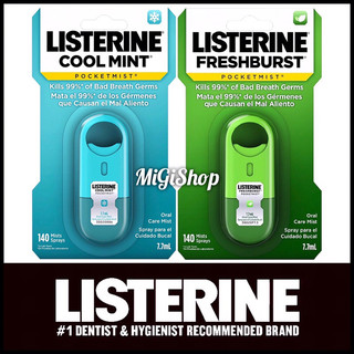 [Hàng Mỹ] Xịt Thơm Miệng Listerine Pocketmist 7,7ml