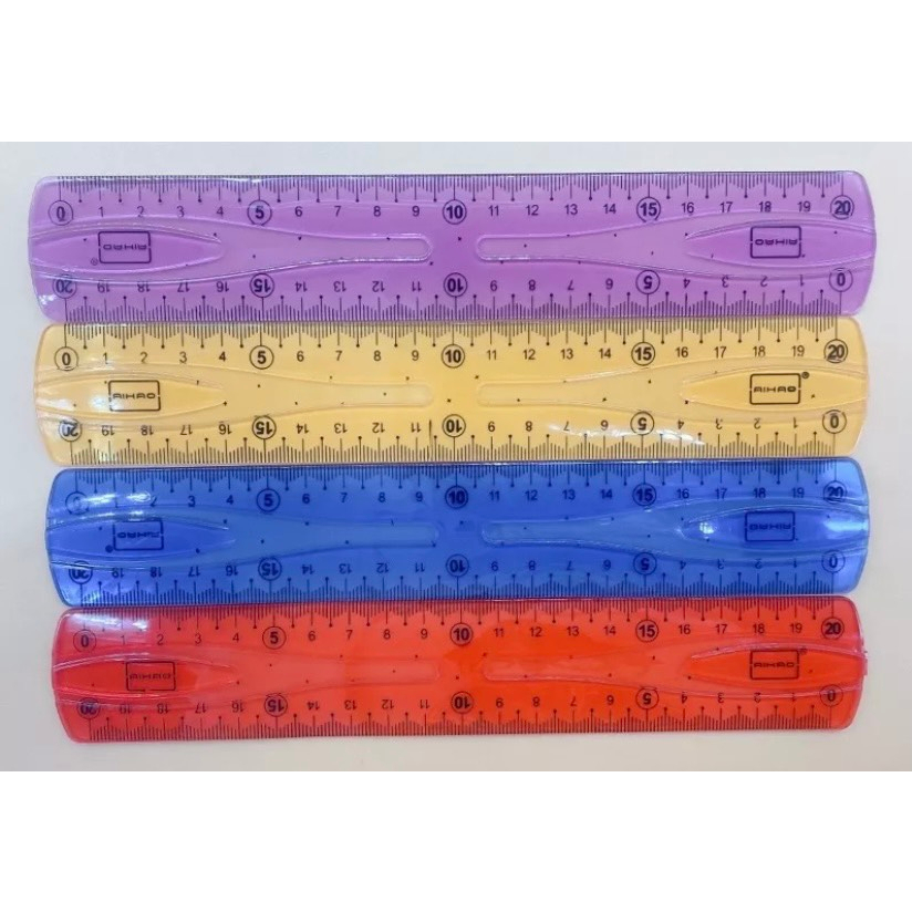 Thước Kẻ Nhựa Dẻo Màu Không Gãy Cho Học Sinh