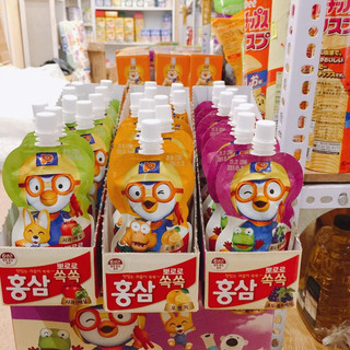 (Freeship) New Date 2/2025 Hộp 10 Túi Nước Hồng Sâm Pororo Paldo Hàn Quốc