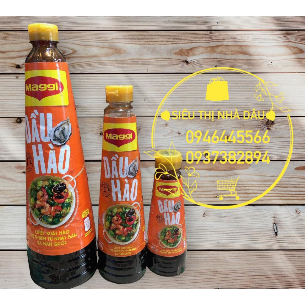 Dầu hào mặn Magi đủ kích cỡ