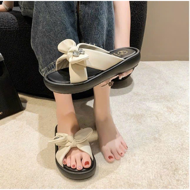 Dép thắt nơ siêu xinh