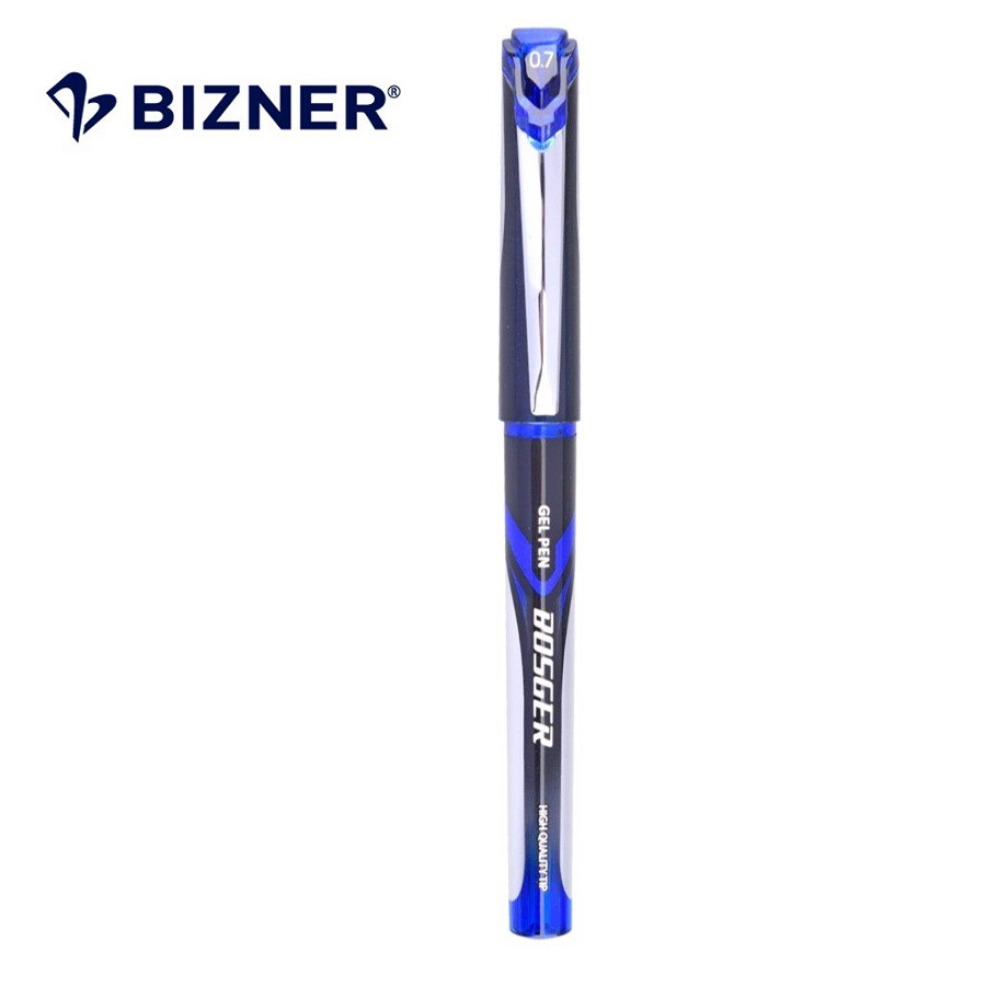 Bút gel 2 bi Bizner cao cấp GEL023 mực xanh ngòi 0.7mm / Bút ký Thiên Long Gel23 êm trơn nhanh khô ruột thay GR-022
