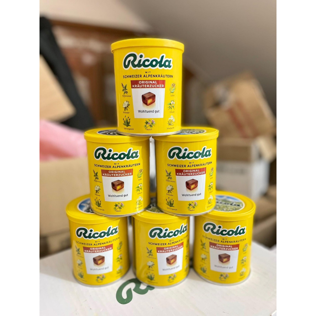 Kẹo ngậm ho thảo mộc Ricola 250gr Đức