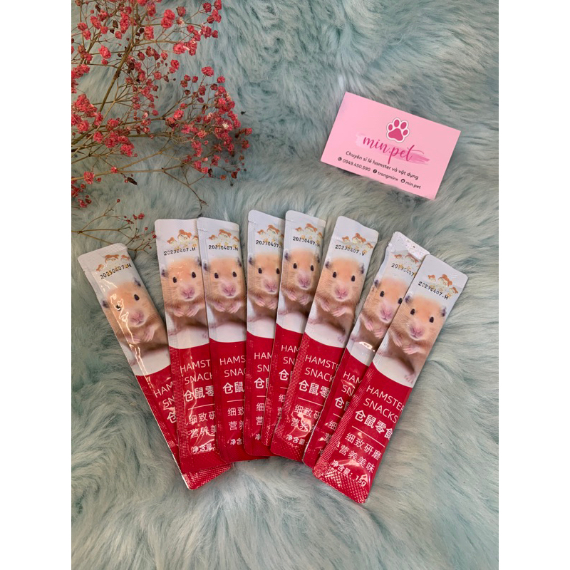Gel dinh dưỡng cho hamster - súp thưởng cho hamster
