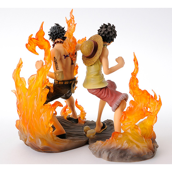 Mô hình One Piece chính hãng - DX BrotherHood - Portgas D. Ace & Monkey D. Luffy