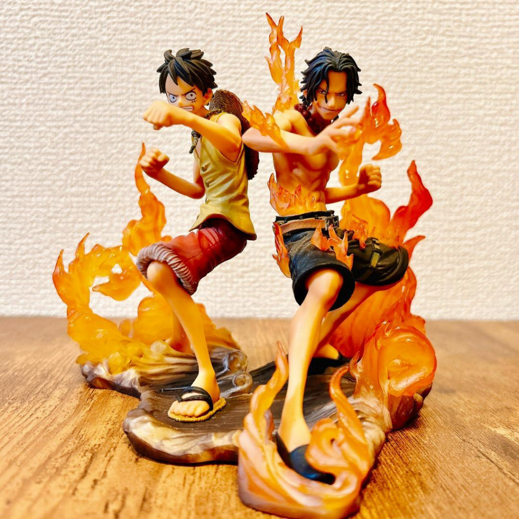 Mô hình One Piece chính hãng - DX BrotherHood - Portgas D. Ace & Monkey D. Luffy