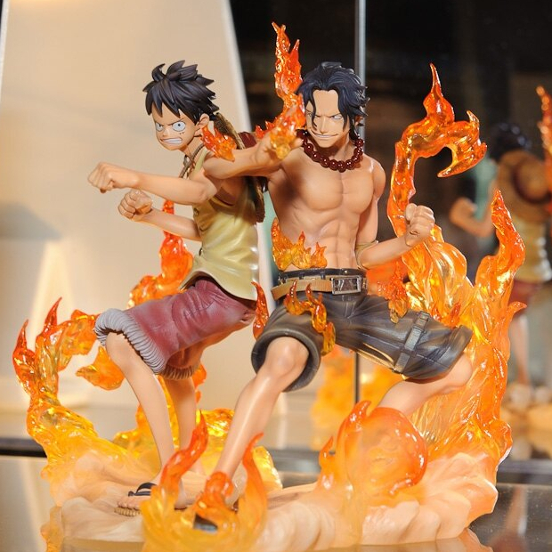 Mô hình One Piece chính hãng - DX BrotherHood - Portgas D. Ace & Monkey D. Luffy