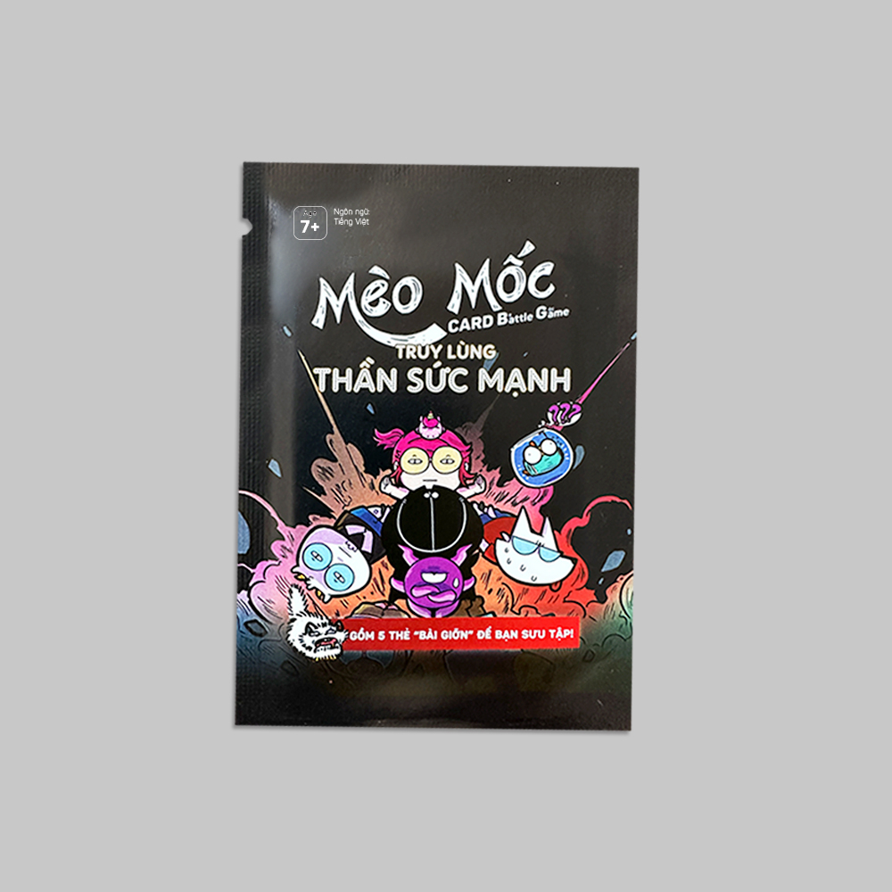 Gói thẻ bài Mèo Mốc CBG - Mèo Mốc Card Battle Game - Card bo góc Mèo Mốc