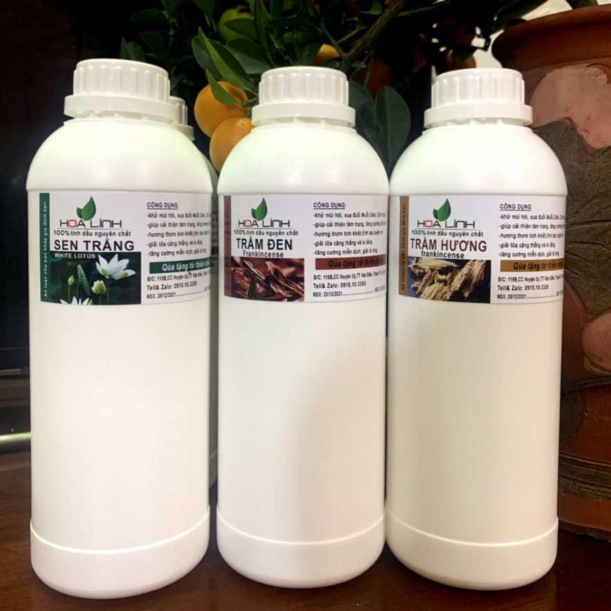 1 Lít - 500ml - TINH DẦU hương nước hoa TRẦM HƯƠNG (100% nguyên chất) cực thơm - Lưu hương cả ngày