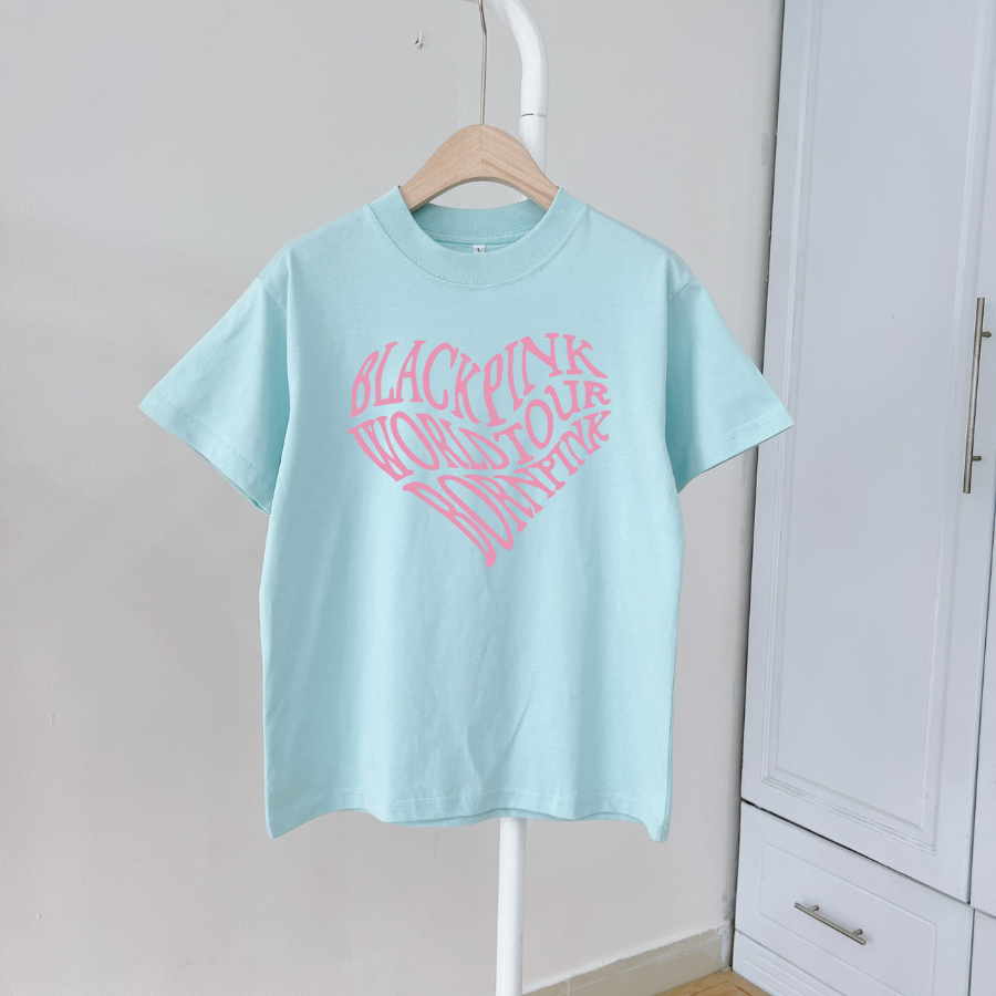 Áo Thun Nữ Baby Tee LYB BlackPinkWordtour form slim nhỏ có size chất vải Cotton 100%