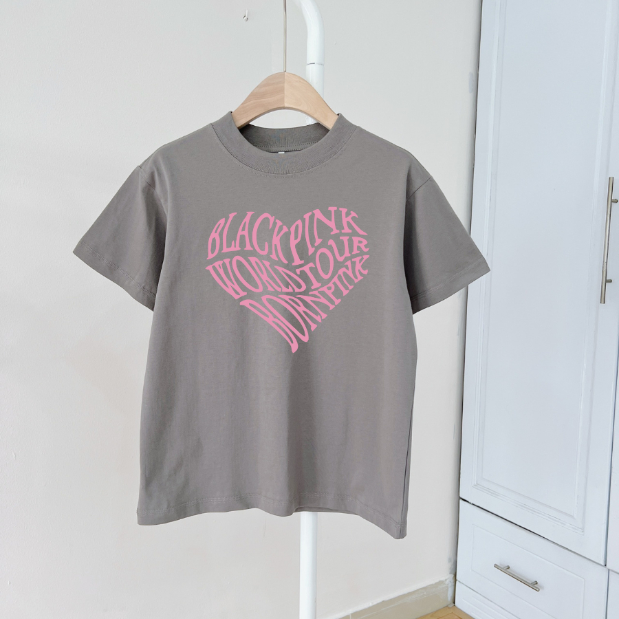 Áo Thun Nữ Baby Tee LYB BlackPinkWordtour form slim nhỏ có size chất vải Cotton 100%