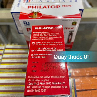Philatop ống nhựa Đại Uy (hộp 20 ống)