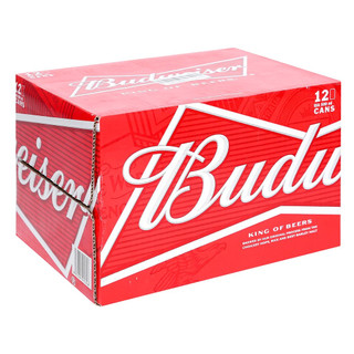 Thùng 12 lon bia Budweiser 500ml