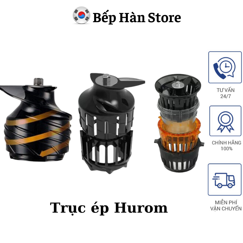 Trục Thay Thế Máy Ép Chậm Hurom H300 - H200 - H201 - Diva S, Phụ Kiện Máy Ép Chậm Hurom, Hàng Chính Hãng