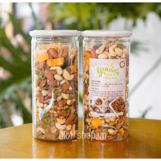 Ngũ cốc granola nhiều hạt không yến mạch hũ 500g