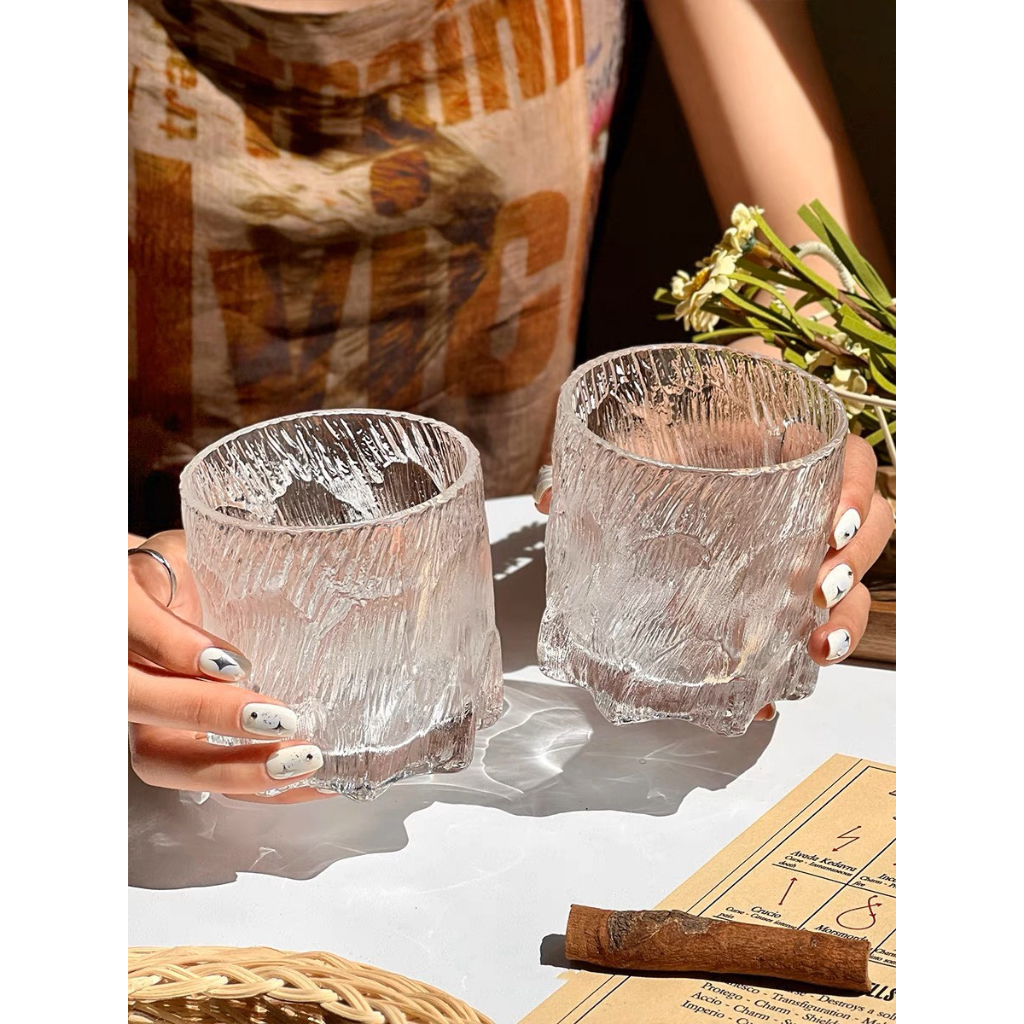 Ly thủy tinh trong suốt uống bia/ nước ép kiểu hàn quốc