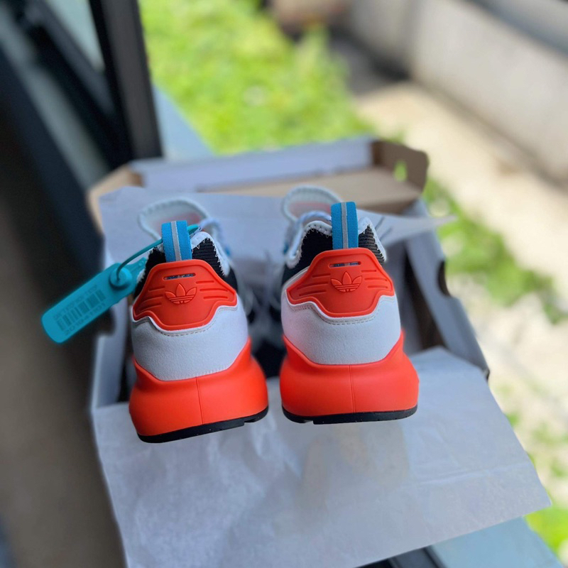 Giày thể thao boost xanh đỏ đen full box