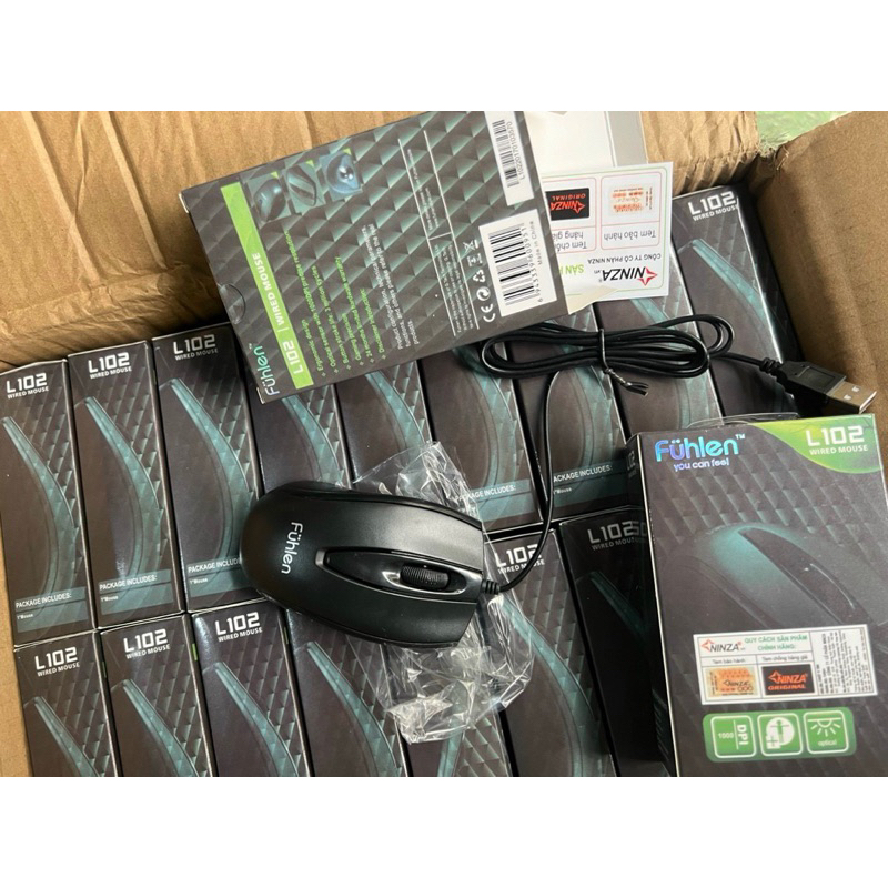 Chuột Fuhlen L102 có dây hàng OEM loại 1