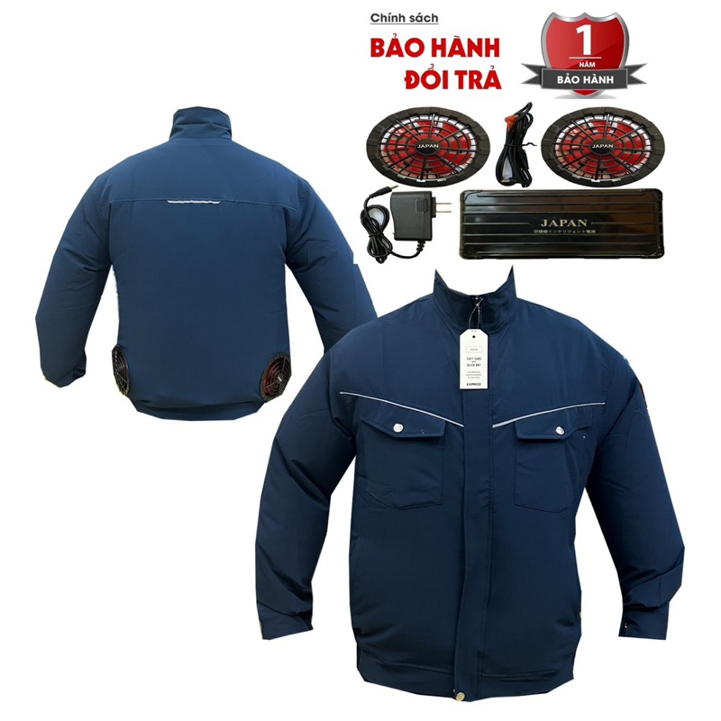 Áo điều hoà công nghệ Nhật Bản pin 50000mAh tặng đá khô