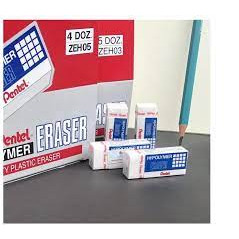 [Combo 3 Cục] Gôm tẩy Pentel  - Cục tẩy trắng bút chì