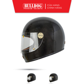 Mũ bảo hiểm fullface cổ điển bulldog clasico ii carbon