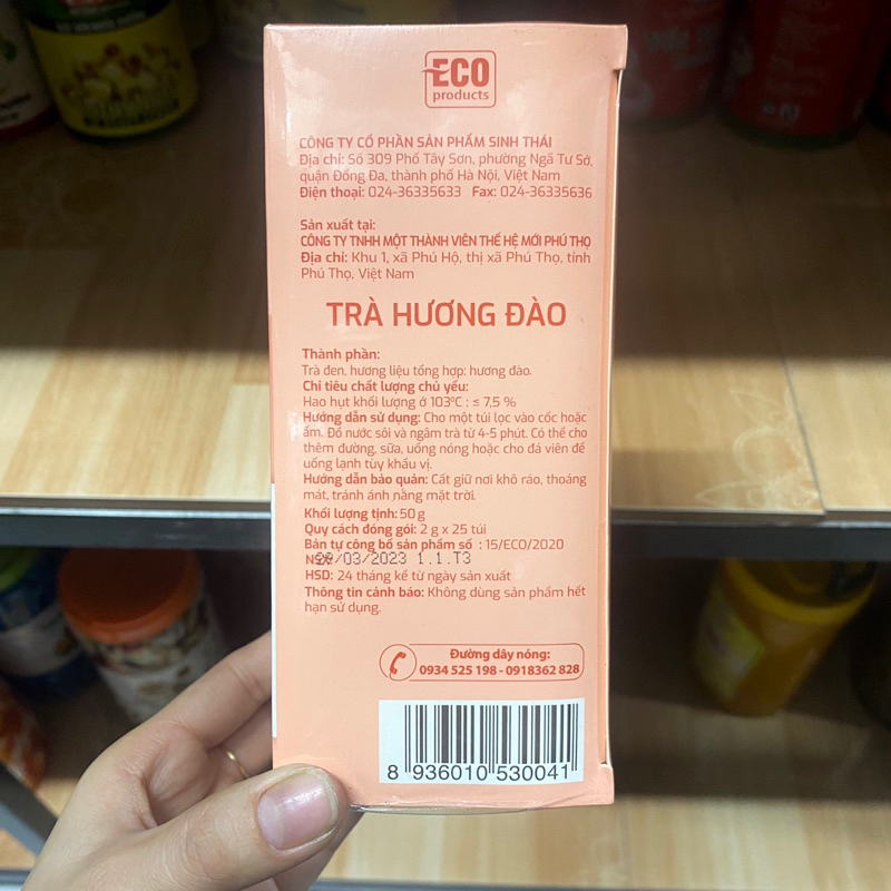 Trà Cozy Túi Lọc Có Đủ Hương Hộp 50g