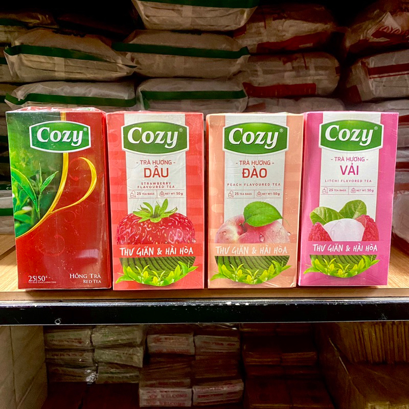 Trà Cozy Túi Lọc Có Đủ Hương Hộp 50g