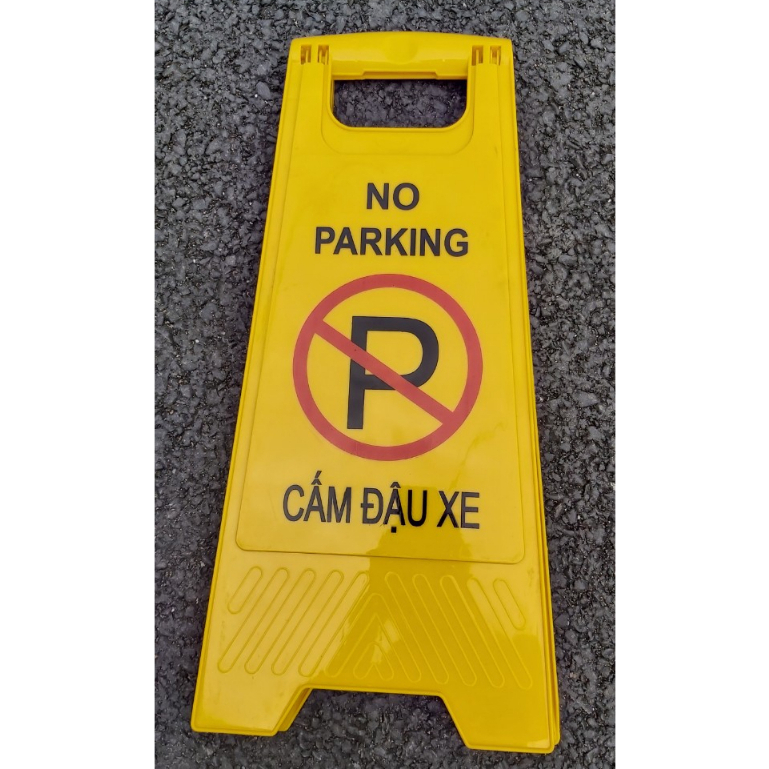 Biển cảnh báo chữ A cấm đậu xe No Parking