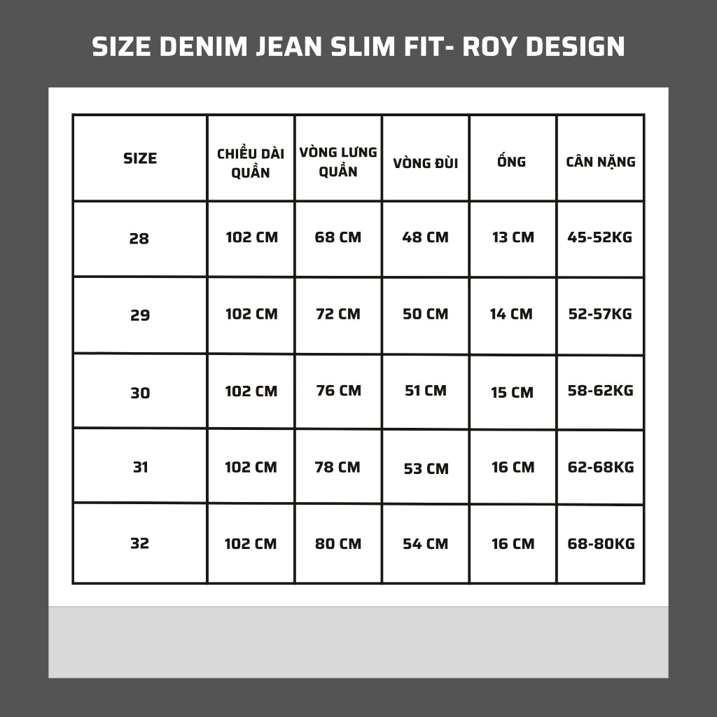 Quần Denim Jeans Xanh V1 fom Slimfit  Cao Cấp / Indigo Blue - Roy Design