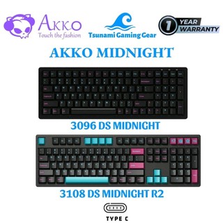 Bàn phím cơ AKKO 3096 DS Midnight/ 3108 DS Midnight R2 - Hàng chính hãng