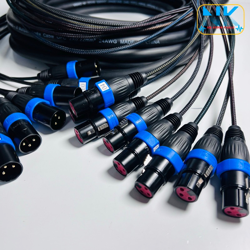 Cáp Line Trống Drum 8 Line Jiasound 5M -> 30M