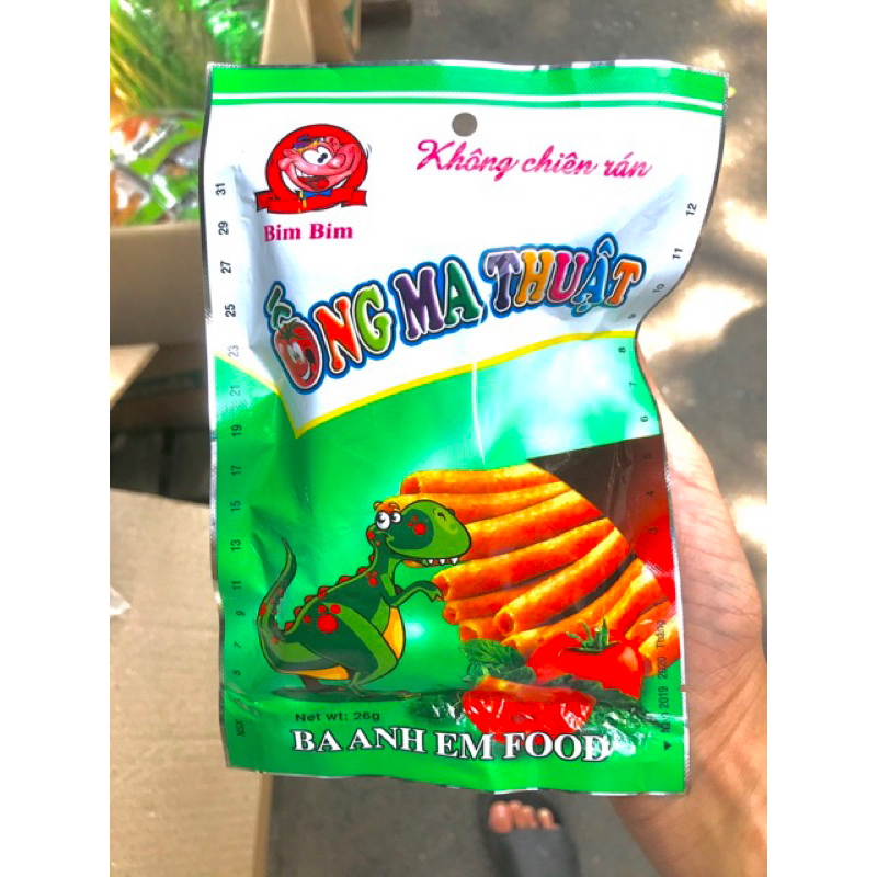 Bim Bim Snack Ống Ma Thuật gói 26g