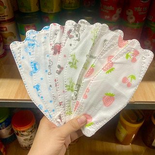 Túi 10 chiếc khẩu trang kf94 cho em bé từ 3-10 tuổi
