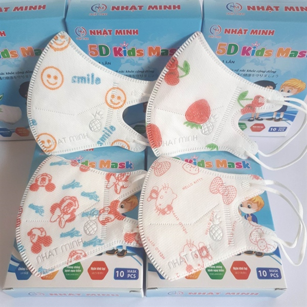 Khẩu trang 5D mask Phượng Cát CHO BÉ - 100chiếc GG