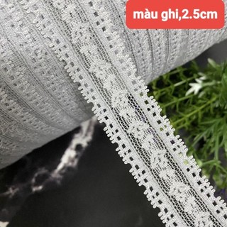 Ren thun trang trí,size 2.5cm đến 5cm (dây 5 mét )