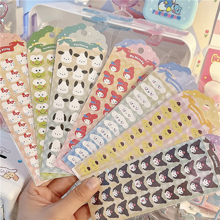 Zanmo tấm hình dán sticker hoạt hình sanrio kuromi nhỏ xinh