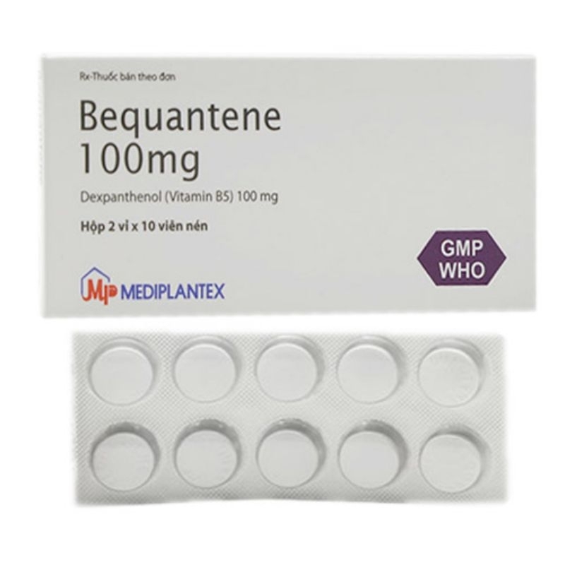 Bequantene 100mg tr...ị rụng tóc lan tỏa (2 vỉ x 10 viên)