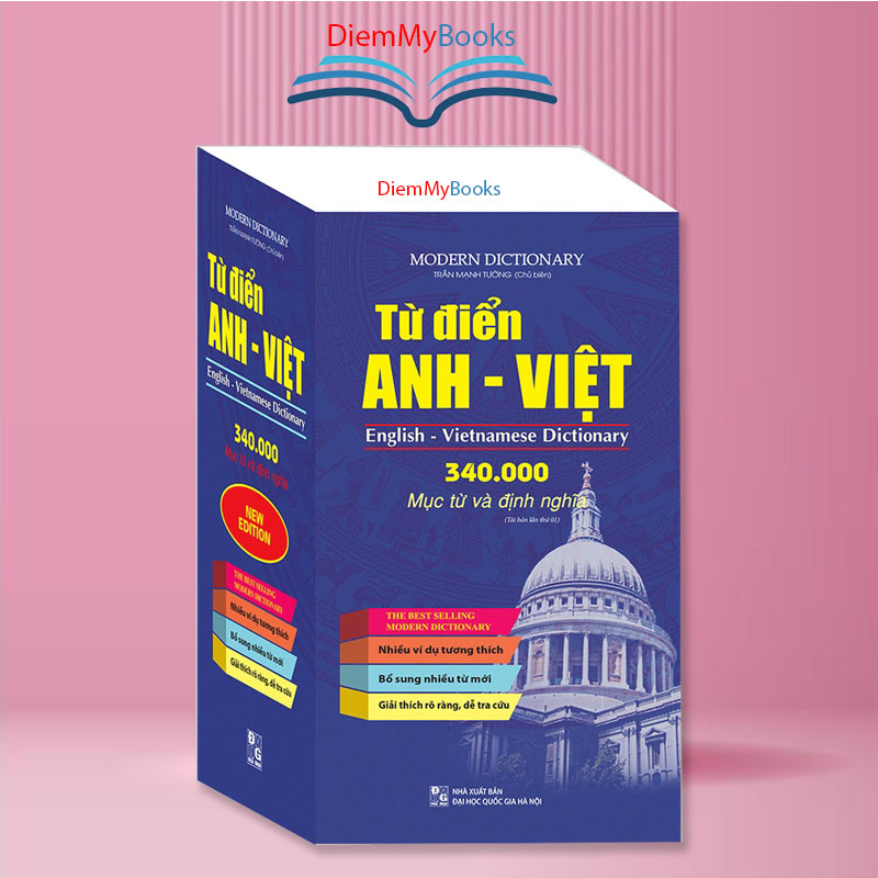Sách - Từ điển Anh - Việt 340.000 mục từ và định nghĩa (bìa mềm)-minhthangbooks